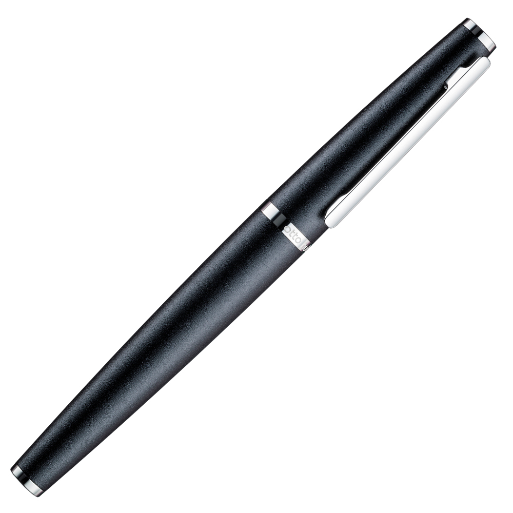Otto Hutt Design 06 – Fountain Pen – Black velvet platinum.